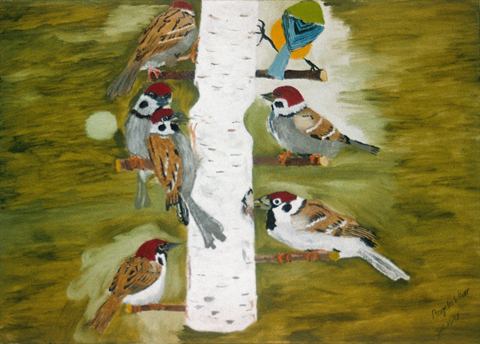Winterfütterung v. Singvögel